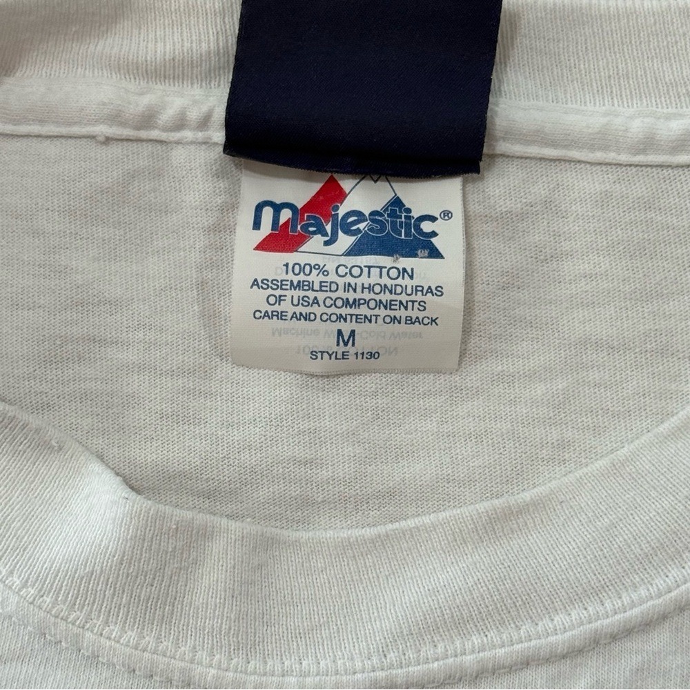 Vintage Baseball New York Mets World Series White T-Shirt - Picture 7 of 8